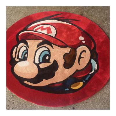 China Non-Slip Porcelain Factory Customized Soft Wool Kids Bedroom Soft Hand Made Carpet Beautiful for sale