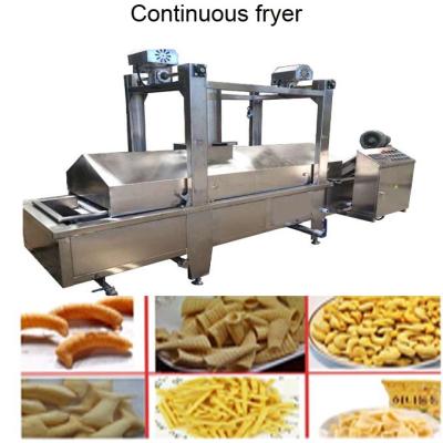 China Factory Frying Machine For Frying Bean Puff Snack Chips for sale