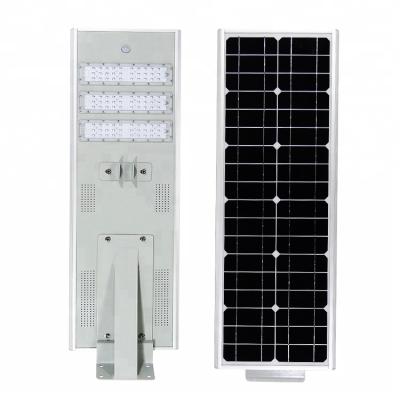 中国 ROAD aluminum housing outdoor ip65 waterproof 20w 30w 40w 60w 80w all in one led solar street light 販売のため