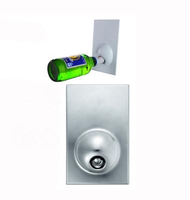 China Sustainable Factory Custom Stainless Steel Fridge Magnetic Beer Bottle Opener for sale