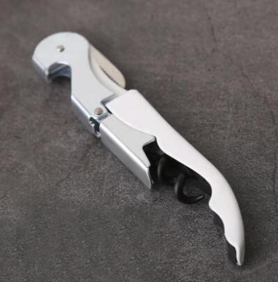 China Promotional Stocked Stainless Steel Wine Opener Corkscrew Opener for sale