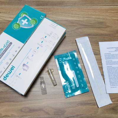 China Point of Care Nasopharyngeal Swab Test Kit 2019-NCoV Antigen Cassette Strip Home Use for sale