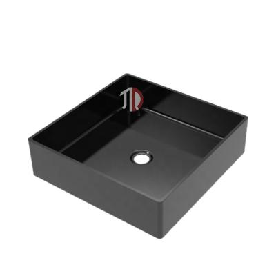 China Customized Single Bowl Basin Sink Hotels Restaurants 304 Stainless Steel Hand Wash Basin Bathroom Sink JDOOR for sale