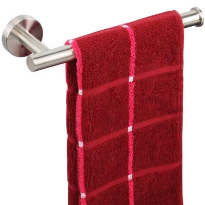 China Modern Brushed Fixed Stainless Steel Towel Rack Paper Holder Bathroom Toilet Hardware Bath Towel Rack for sale