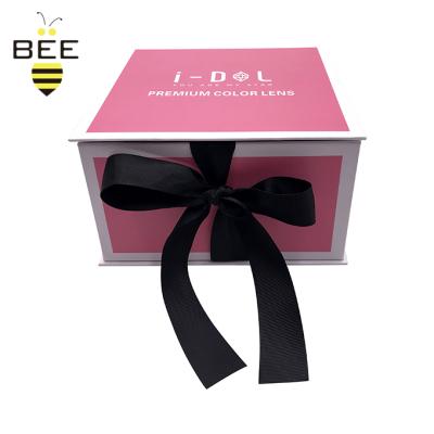 China Luxury Newborn Recycled Materials Extension Accept Custom Logo Design Boxes For Gift Toy Box Wig Bags Hair Packaging for sale