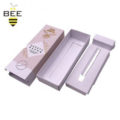 China Recycled Materials Classic Design White Kraft Paper Crate Packaging Box for sale