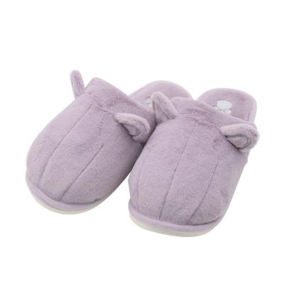 China Fashion Trend HOT Selling Home Warm Comfortable Anti-Slip Winter Fashion Room Slippers Cat Claw Lady New  Faux Fur Indoor Slippers for sale