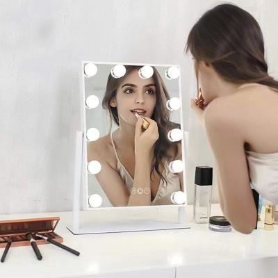 China New Design Wireless Speaker Hollywood Vanity LED Light Makeup Magnifying Mirror for sale