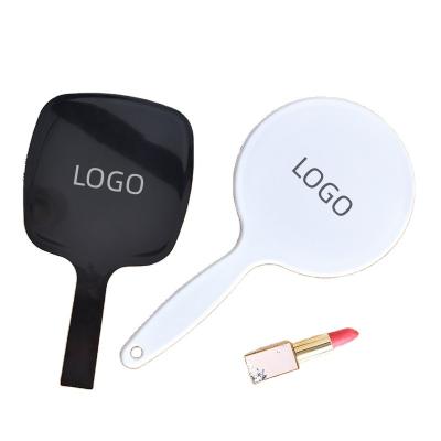 China Custom White Cosmetic Pocket Mirror Sublimation Pocket Mirror Enlarging Blank Logo Custom Logo for sale