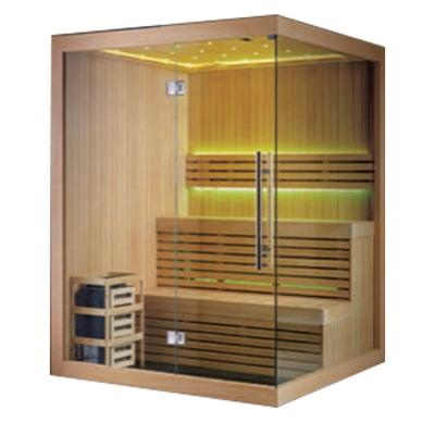 China Modern American Wooden Sauna Far Infrared Room for 2 Persons for sale