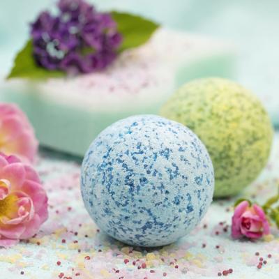 China Spa Fizzy Freesia Spa For Moisturizing Dry Skin Bath Bombs Set Gift Orange Handmade Gift Box For Bath Bomb for sale