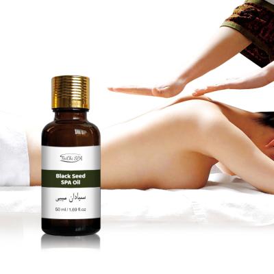 China 2021 Most Popular Regional Black Seed Oil Skin Care SPA Oil Features 50ml Anti-wrinkle Massage Body Oil Moisturizing And Nourishing for sale