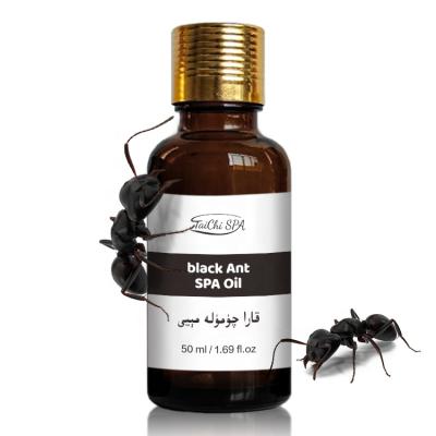 China natural anti-wrinkle factory price natural regional characteristics black Ant Spa Oil Massage Essential Oil 50mL professional wholesale for sale