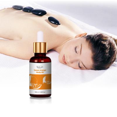 China Anti-Wrinkle Aromatherapy Essential Oils OEM/ODM 100ml Premium Natural Orange Peel Skin Care Massage SPA Oil for sale