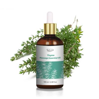 China Anti-Wrinkle Thyme Massage Essential Oil Promote Skin Healthy Air Natural Thyme Body Massage Oil for sale