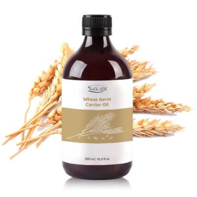 China 2021 Popular SPA Oil 500ml Anti-Wrinkle Massage Wheat Germ Organic Carrier Oil For RTS Body And Good Quality Pure Natural Skin Care Wholesale for sale