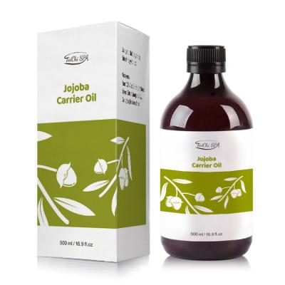 China Wholesale Natural Health Care Extract Jojoba Carrier Body Oil Base Skin Cold Pressed For Massage Aromatherapy 500ml for sale