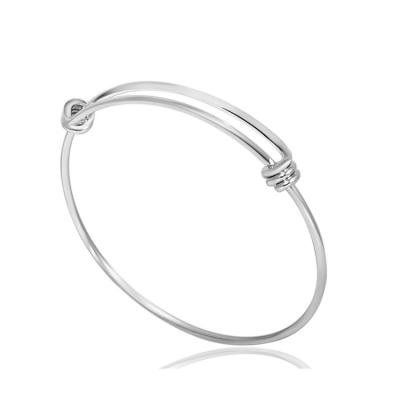 China CLASSIC DIY Jewelry Making Adjustable Stainless Steel Wire Cuff Expandable Bracelets Bangles Jewelry for sale