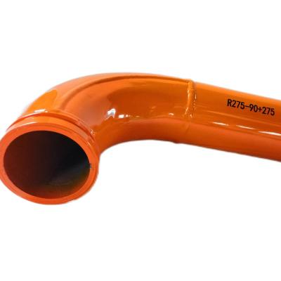 China Construction Material Shops Construction Machinery Concrete Pipe Spare Parts Elbow 125R275-90+275 For Zoomlion Sany Truck Mounted Concrete Pump for sale