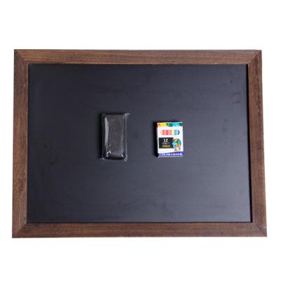 China Customized Size And Style Wooden Frame Advertising Magnetic Blackboard for sale