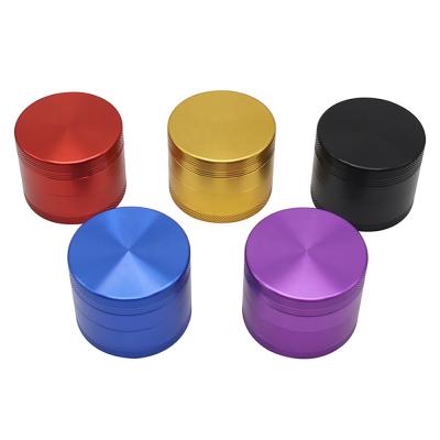 China Wholesale 55mm-2 Logo Grinder Degradable Modern Custom Metal Herb Grinders High Quality Biodegradable Tobacco for sale