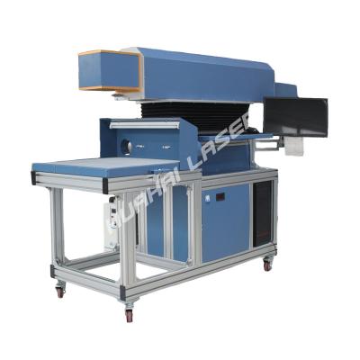 China Dynamic Laser Marking Huahai 3D CO2 Laser Marking Machines For Leather / Jeans / Wood With Big Working Size for sale