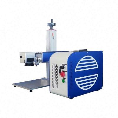 China Laser Engraving Cost Effective Mini Model Fiber-50W Metal Sheet Laser Marking Printing Machine for sale