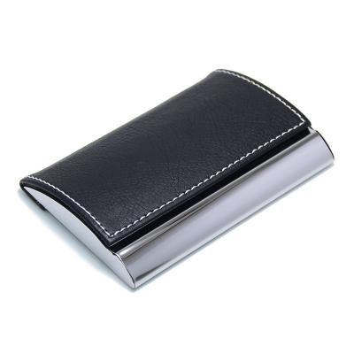 China Normcore/Minimalist Arc Stainless Steel Metal Cardcase Curve Camber Business Name ID Bank Card Box Wallet Card Holder Leather Card Holder for sale