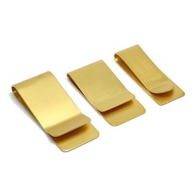 China Brass Money Clip Dollar Money Clip Wallet Purse Wallet Europe Metal Storage Cash Money Portable Banknote Clip Business Clip ID Card Bank Holder Clip Bank for sale