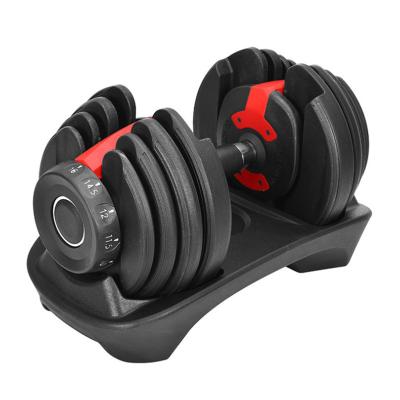 China Dumbbell Fashion 32KG Adjustable Exercise Dumbbell Weights Gym Equipment Plated Commercial Fitness Dumbbell Set for sale