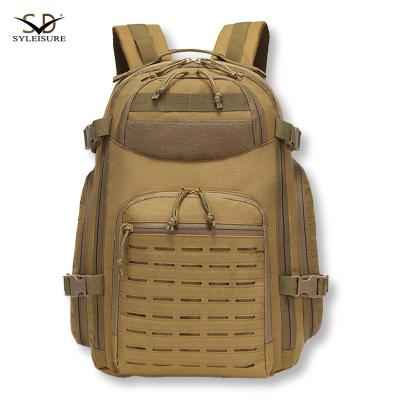 China Waterproof Khaki Color 800D Oxford Polyester Bags Military Army Backpacks for sale