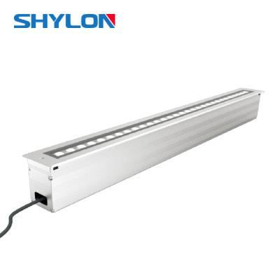 China Outdoor led garden 24w linear rgbw subway joint light / inground wall for sale