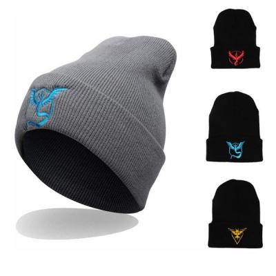 China COMMON Make Your Logo Custom Knit Cuff Winter Beanies Hats Hot For Sale for sale