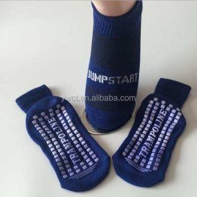 China Wholesale Custom Anti-Skid Sports Slipper Socks Non Jumping Trampoline Bumps With Rubber Sole for sale