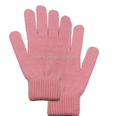 China Classic Winter Gloves Magic Eco - Friendly Knit Plain Solid Colors Gloves For Men And Women for sale