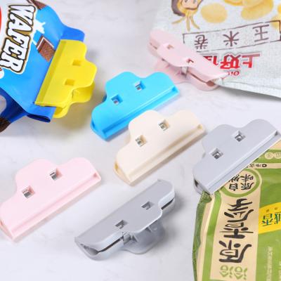 China Promotional Customized Morden Cheap Price Logo ABS Food Snack Bag Plastic Sealing Clips for sale