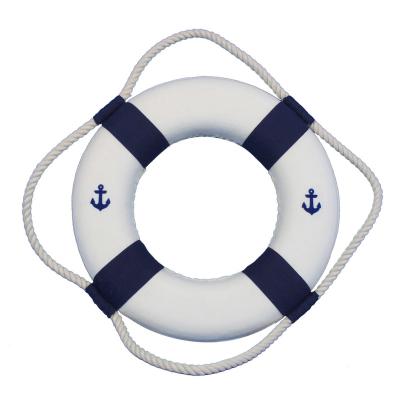 China Customized Nautical Life Ring Life Ring Decoration Mediterranean Maritime Decoration Home Wall Gifts Nautical Lifebuoy for sale