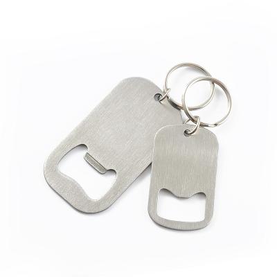 China Creative Simple And Fashionable Stainless Steel Beverages Soda Beer Bottle Key Chain Opener Customized Creative Hotel And Resort for sale