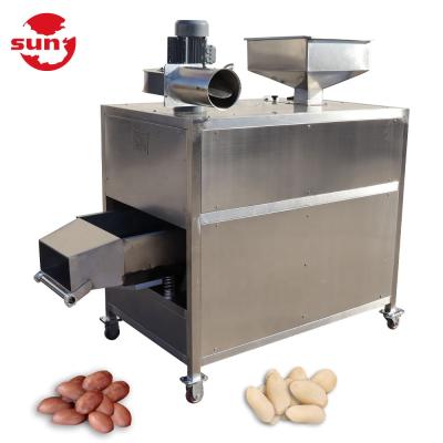 China High Peel Rate Stainless Steel Spiral Type Cheap Peanut Peanut Peeling Machine Wholesale Red Skin Machine for sale