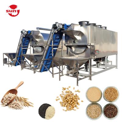 China Household insulation layer low price grain sunflower seeds thickened professional automatic barley roasting machine for sale