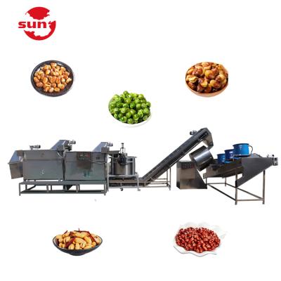 China Automatic Electric Oil Saving Cheap Price Peanut Soybean Sunflower Seeds Frying Machine for sale