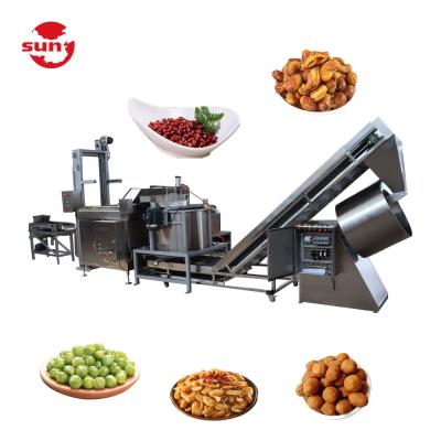 China Save Oil High Scale And Performance Good Quality Peanut Automatic Frying Production Line for sale