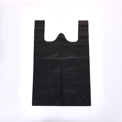 China Reusable Garbage Bag Deep Only Black Dot Household Custom Plastic Violent Type Shopping Bag Logo Printed Carrier Bags With Handle for sale