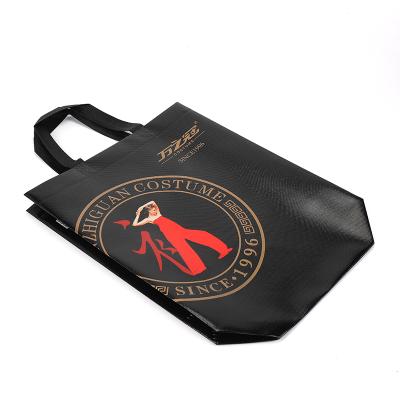 China China Factory Non Moisture Proof Logo Printed Laminated Custom Shopping pp woven fabric bag promotional price for sale