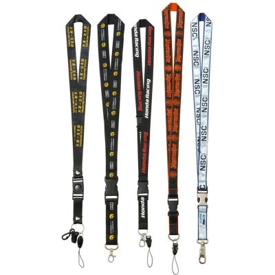 China Custom Printed Customized High Quality Polyester Lanyard / Advertise Polyester Sublimation Lanyard For Promotion for sale