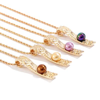 China Polynesian Necklace Hot Environmental Friendly Gold Plated Hawaiian Turtle Jewelry Wholesale Necklace Earrings Set Necklaces Link Chain Dangle Pearl for sale