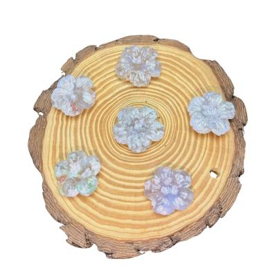 China China Kenny Crystals Wholesale Natural Crystal Stone Craft Semi-precious Gemstone Flower Agate Flower Carving Pendant for sale