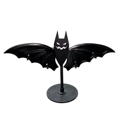 China China Kenny Crystals Wholesale Natural Crystal Stone Home Decoration Craft Semi-precious Gemstone Obsidian Bat Wings On Metal Holder for sale