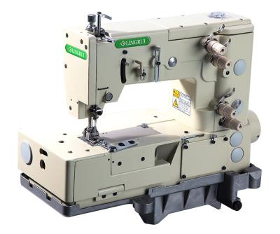 China ULTRA-SPEED single or double needle chain stitch sewing machine flatbed picotting industrial sewing machine for sale for sale