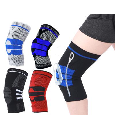 China Universal High Quality Nylon Elastic Knee Brace Support 3D Compression Sports Fitness Knee Brace Powerlifting Sleeves for sale